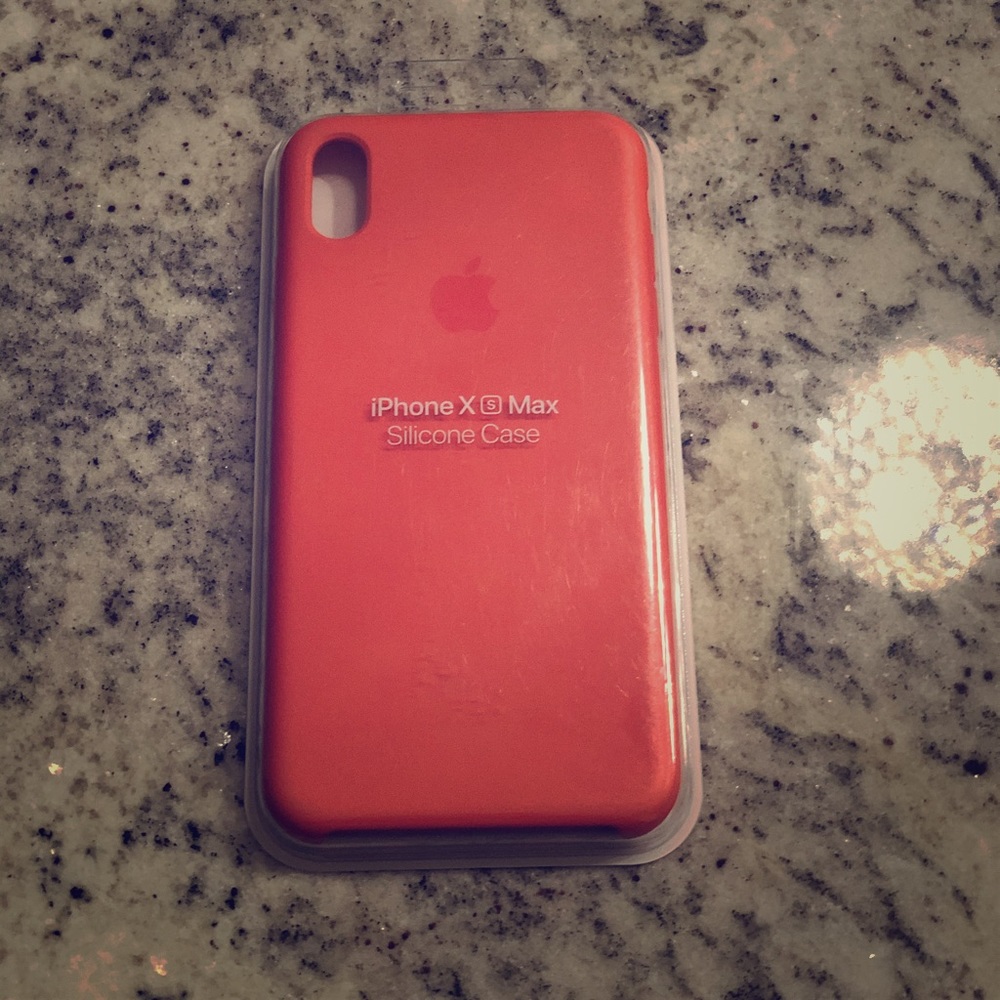 IPhone XS Peach Silicone Case